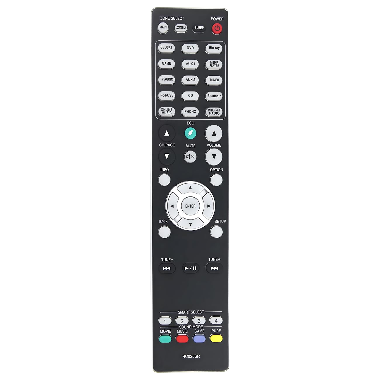 Amazon | RC025SR 交換用リモコン Marantz AVレシーバー SR6010 SR6011